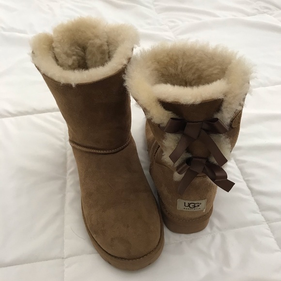 UGG Shoes - Womens UGG® Bailey Bow II Boot - Chestnut